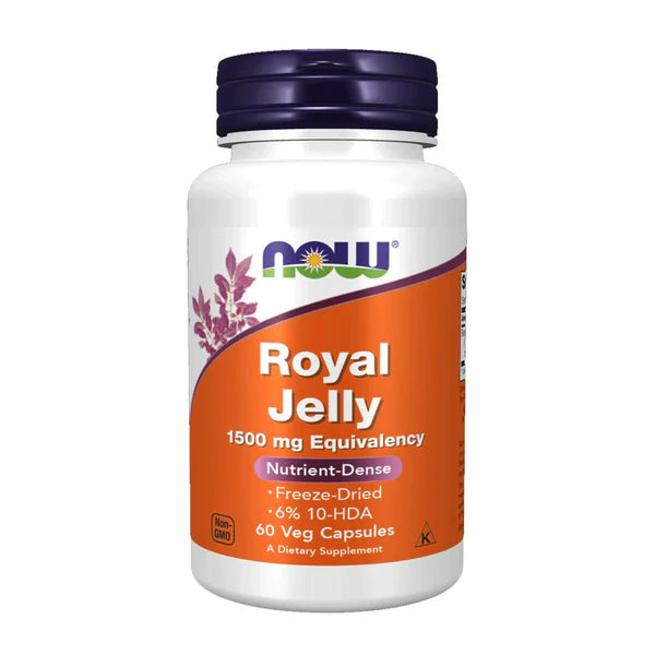 NOW Royal Jelly 1500mg, 60 Capsules