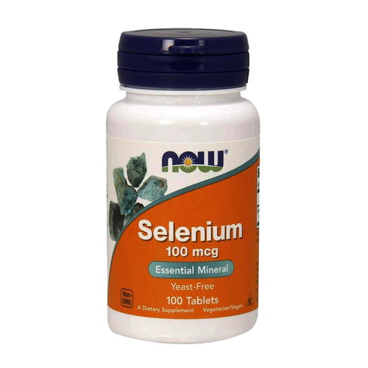 NOW Selenium 100mcg, 100 Tablets