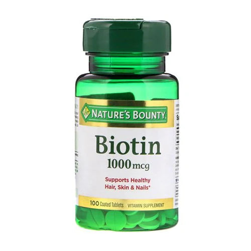 Nature's Bounty Biotin 1000 mcg , 100 Tablets