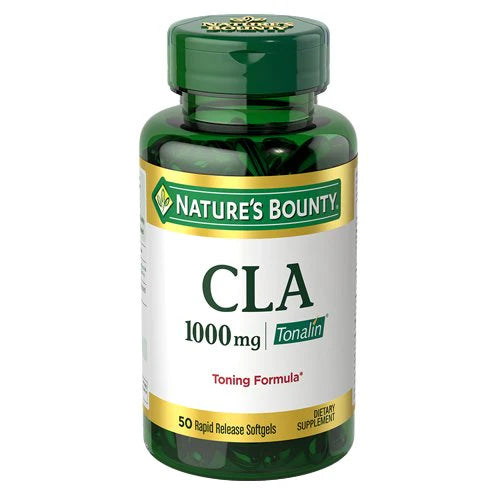 Nature's Bounty CLA Tonalin 1000 mg , 50 Softgels