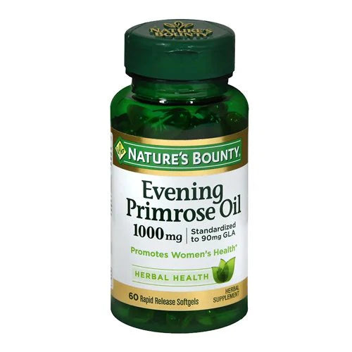 Nature's Bounty Evening Primrose Oil 1000mg , 60 SoftGels