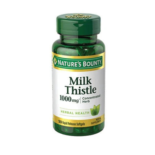 Nature's Bounty Milk Thistle Extract 250mg , 50 SoftGels - Passion Pulse