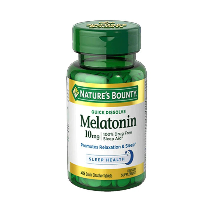 Nature's Bounty Quick Dissolve Melatonin 10mg, 45 Quick Dissolve Tablet