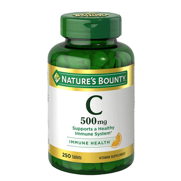 Nature's Bounty Vitamin C 500mg , 250 Veg Caplets - Passion Pulse