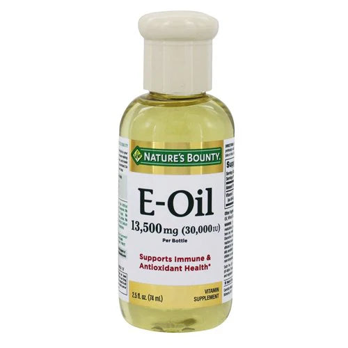 Nature's Bounty Vitamin E Oil (30,000 IU)  , 2.5 Fl Oz (74 Ml)