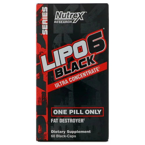 Nutrex Lipo-6 Black UC, 60 Black Caps