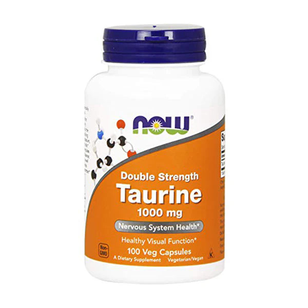 NOW Taurine 1000 mg, 100 Capsules