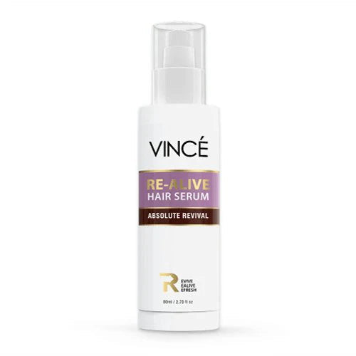 Vince Re-Alive Hair Serum – Advanced Repair & Shine Formula for Dry, Damaged Hair 80 Ml Vince