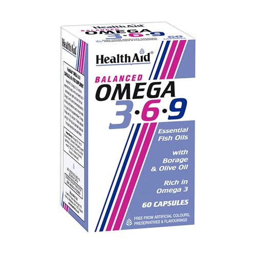HealthAid Omega 3-6-9, 60 Capsules - Passion Pulse