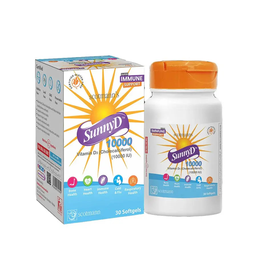 Scotmann SunnyD 10000 (Vitamin D3 10000 IU), 30 softgels Scotmann