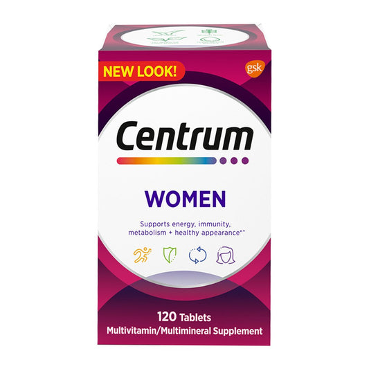 Centrum Plain Women, 120 Tablets - Passion Pulse